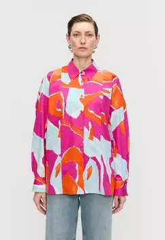 Блузка на пуговицах LAURA Diane von Furstenberg, розовый