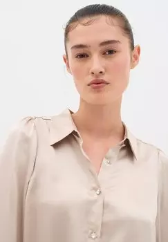 Блузка на пуговицах LAVILA InWear, бежевый