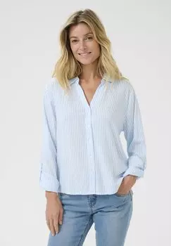 Блузка на пуговицах LCLUDA FOLD-UP Love Copenhagen, синий