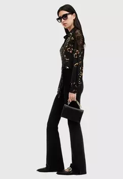 Блузка на пуговицах LEN AllSaints, черный