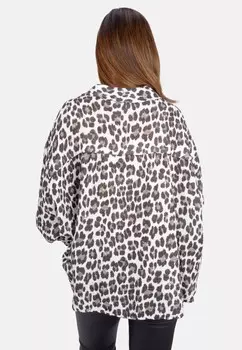 Блузка на пуговицах LEO QUEEN MUSSELIN OVERSIZED Seasons of April, белый