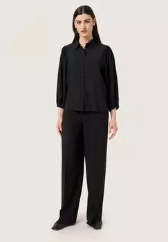 Блузка на пуговицах LEODORA STEFANI Soaked in Luxury, черный