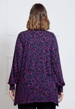 Блузка на пуговицах LEOPARD HANKY HEM Live Unlimited London, розовый