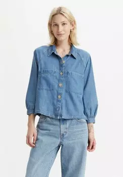 Блузка на пуговицах Levi's®, синий деним