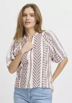 Блузка на пуговицах LEZIA PULZ, белый