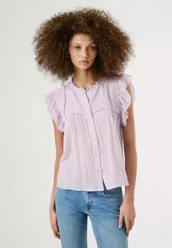 Блузка на пуговицах LIBBY Pepe Jeans, сиреневый