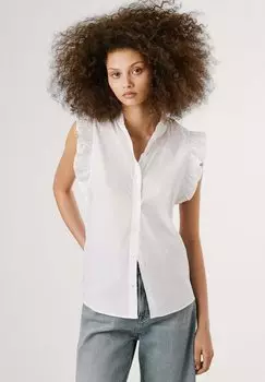 Блузка на пуговицах LILE Pepe Jeans, белый