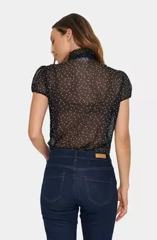 Блузка на пуговицах LILJA CRINKLE Saint Tropez, черный