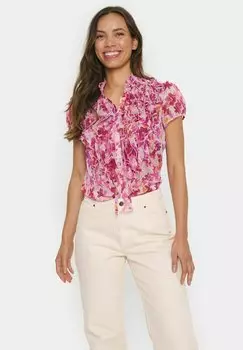 Блузка на пуговицах LILJA CRINKLE Saint Tropez, розовый