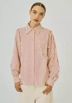 Блузка на пуговицах LINNA NORR, красный