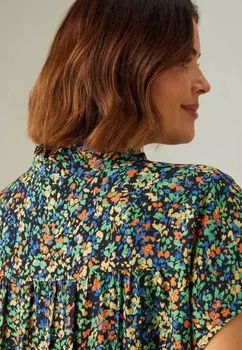 Блузка на пуговицах Live Unlimited London, черный