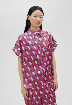 Блузка на пуговицах LOLA CASADEMUNT, фиолетовый