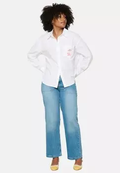 Блузка на пуговицах LolaLiza, белый