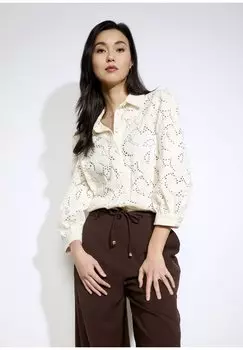 Блузка на пуговицах LolaLiza, бежевый