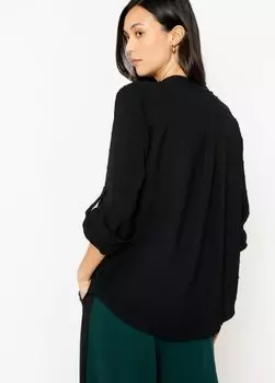 Блузка на пуговицах LolaLiza, черный