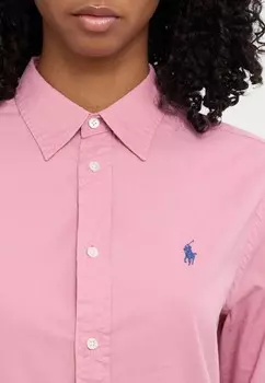 Блузка на пуговицах LONG SLEEVE BUTTON FRONT SHIRT Polo Ralph Lauren, цвет Mottled Dark Red