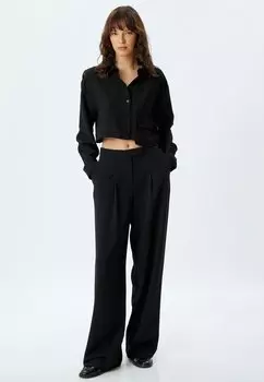 Блузка на пуговицах LONG SLEEVE Koton, черный