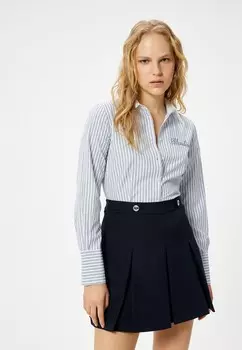 Блузка на пуговицах LONG SLEEVE Koton, синий