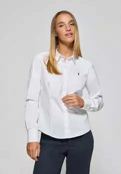 Блузка на пуговицах LONG SLEEVE Polo Club, белый