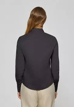 Блузка на пуговицах LONG SLEEVE Polo Club, черный