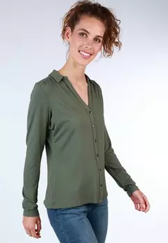 Блузка на пуговицах Lykka du Nord, оливковый