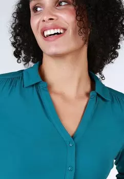 Блузка на пуговицах Lykka du Nord, синий