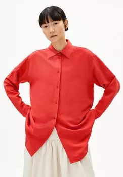 Блузка на пуговицах MAALGAA ARMEDANGELS, коралловый