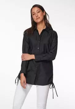 Блузка на пуговицах MADELEINE, черный