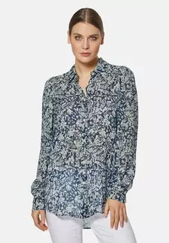 Блузка на пуговицах MADELEINE, синий