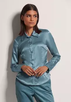 Блузка на пуговицах MADELEINE, синий