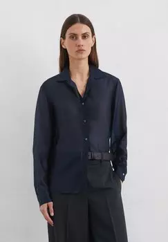 Блузка на пуговицах Marc O'Polo, темно-синий