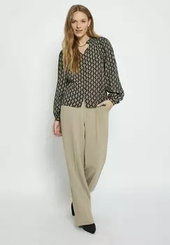 Блузка на пуговицах MARCELINE V-NECK Minus, бежевый