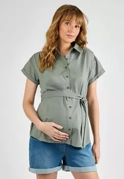Блузка на пуговицах MATERNITY FIT - BLEND JoJo Maman Bb, зеленый
