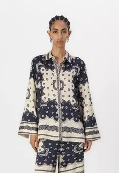 Блузка на пуговицах MEYA WIDE FIT PRINTED SHIRT Malina, мультиколор