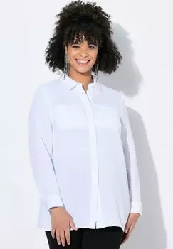 Блузка на пуговицах MIAMODA, белый