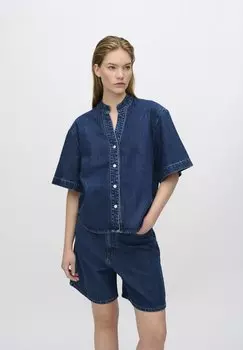 Блузка на пуговицах Minimum, синий