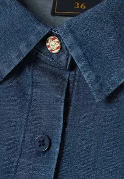 Блузка на пуговицах MISIA TATUUM, синий