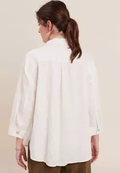 Блузка на пуговицах MIT 3/4-RMELN Breal, кремовый