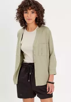 Блузка на пуговицах MIT 3/4-RMELN Cache Cache, хаки