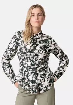 Блузка на пуговицах MIT ALLOVER Taifun, белый