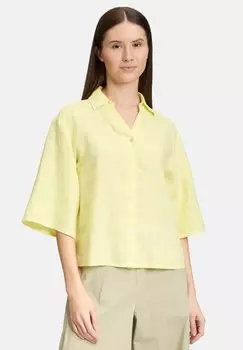 Блузка на пуговицах MIT KRAGEN Cartoon, желтый