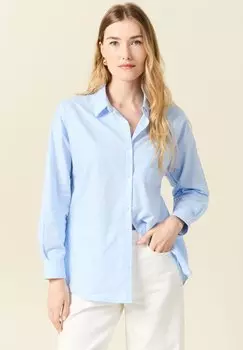 Блузка на пуговицах MIT LANGEN RMELN BONOBO Jeans, светло-голубой