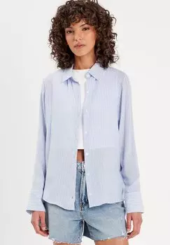 Блузка на пуговицах MIT LANGEN RMELN Cache Cache, синий