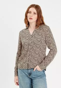 Блузка на пуговицах MIT LANGEN RMELN Cache Cache, песочный