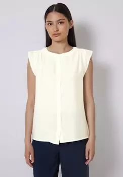 Блузка на пуговицах MIT RSCHEN Street One Studio, кремовый