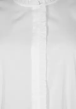 Блузка на пуговицах MIT RSCHEN UND LOCHSTICKEREIEN Zizzi, белый