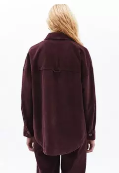 Блузка на пуговицах MIT STRUKTUR OXXO, фиолетовый