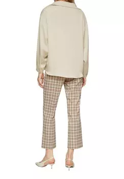 Блузка на пуговицах MIT V-AUSSCHNITT s.Oliver, песочный