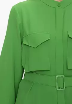 Блузка на пуговицах MODEST SHIRRED TUNIC Armine, зеленый