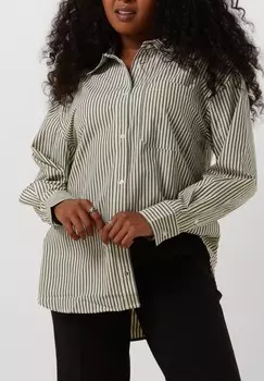 Блузка на пуговицах Modstrm, коричневый